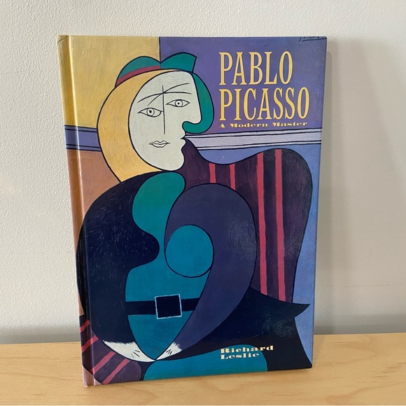 Pablo Picasso A Modern Master By: Richard Leslie Hardcover Art Book - Picture 1 of 9